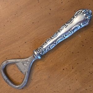 Birks Vintage Sterling Silver Pompadour Bottle Opener